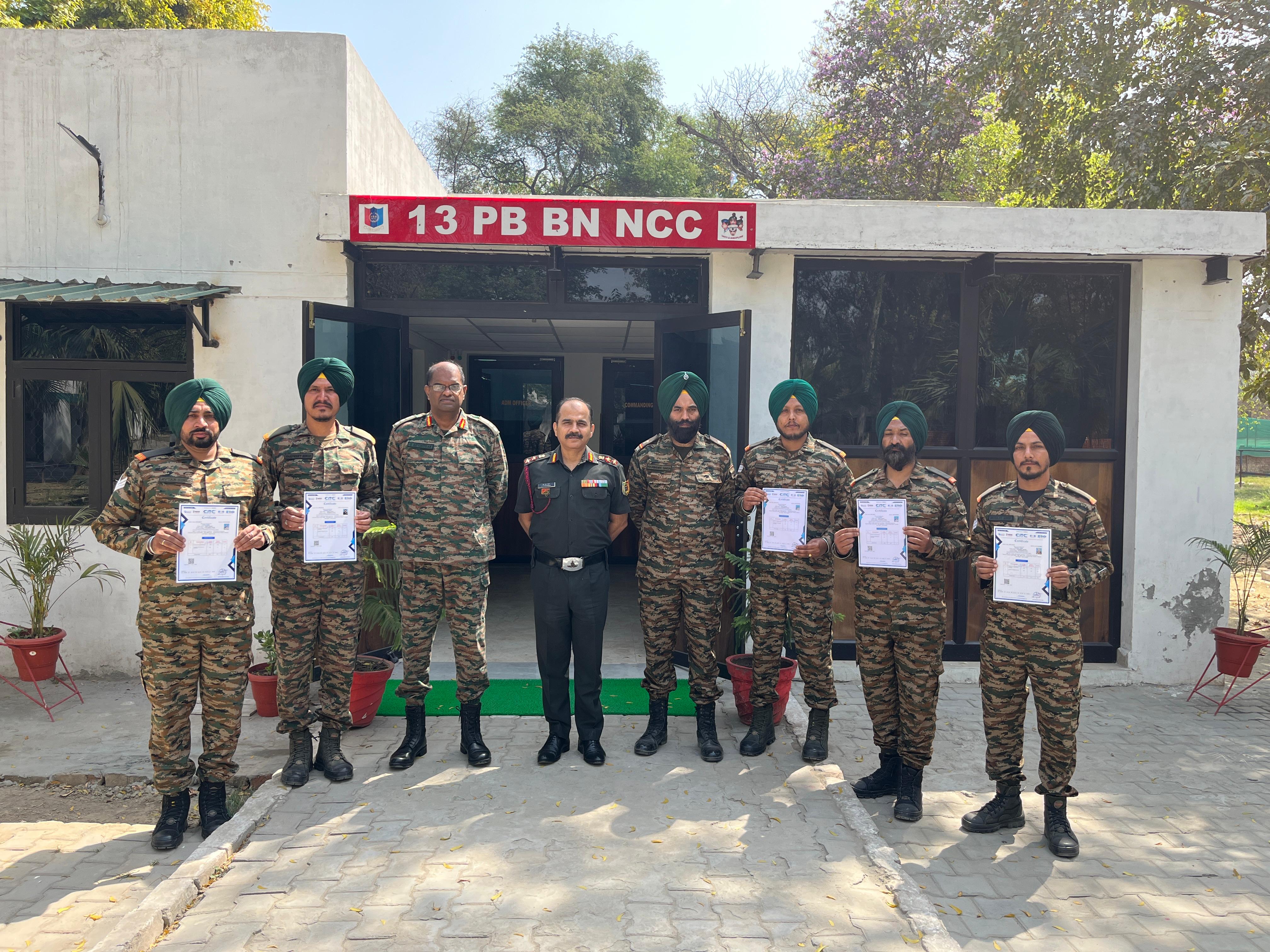 Training at 25 PB Battalion